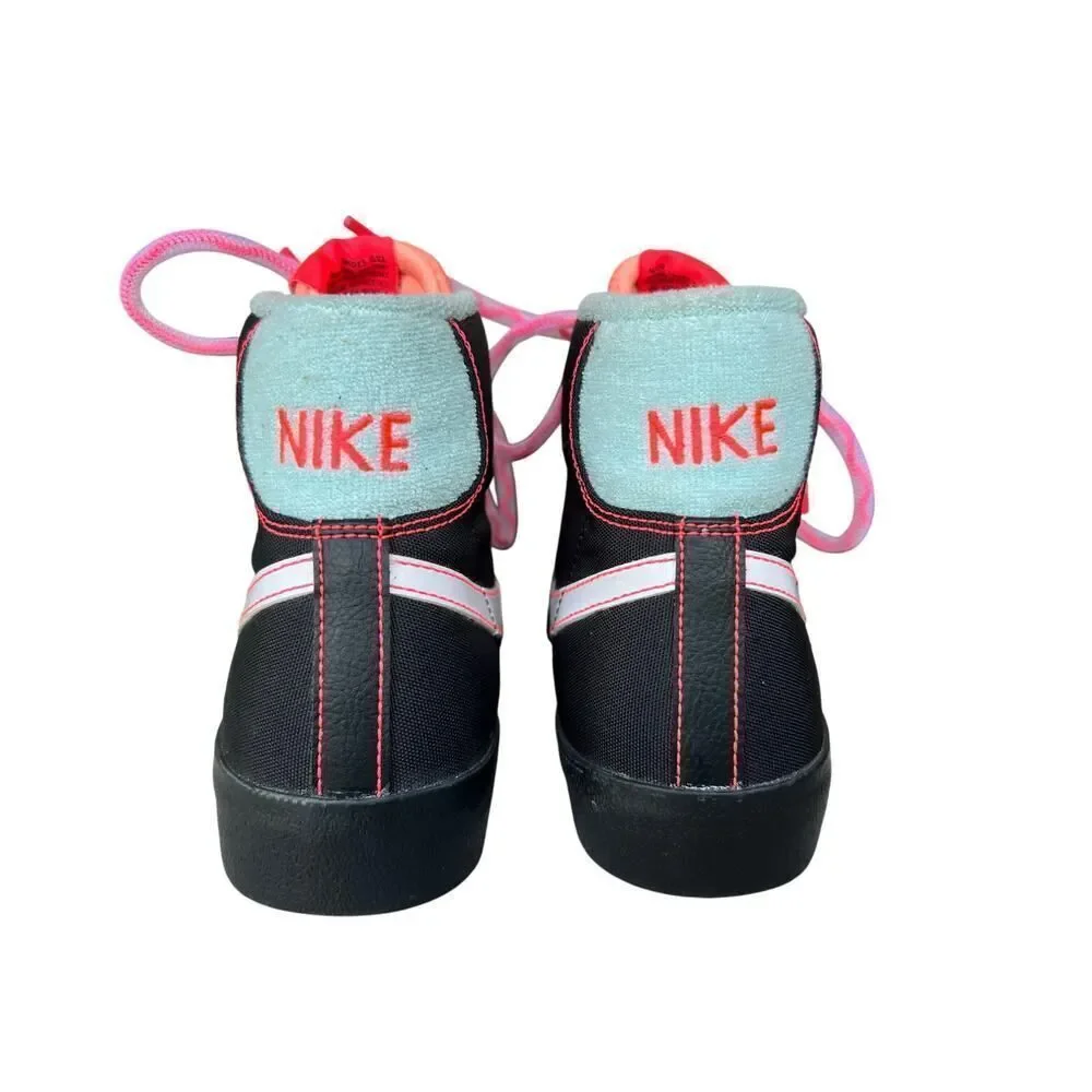 NIKE BLAZER MID '77 GS 'BLACK ATOMIC PINK' DD7710-001 Size 6 Youth Unisex